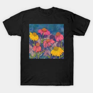 Colourful Coneflowers T-Shirt